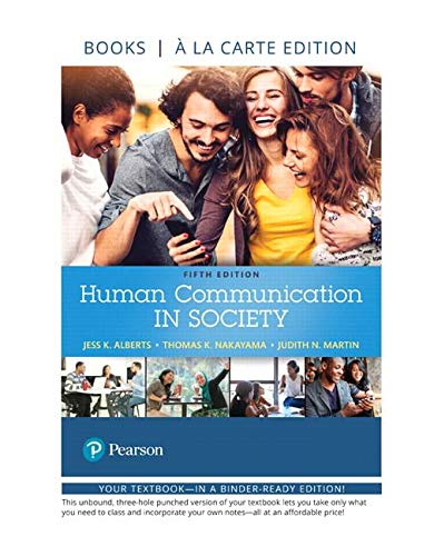 Beispielbild fr Human Communication in Society -- Loose-Leaf Edition (5th Edition) zum Verkauf von DFTP Holdings