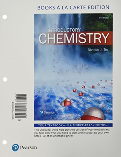 Introductory Chemistry, Books a la Carte Plus Mastering Chemistry with Pearson eText -- Access Card Package (6th Edition) - Tro, Nivaldo J.