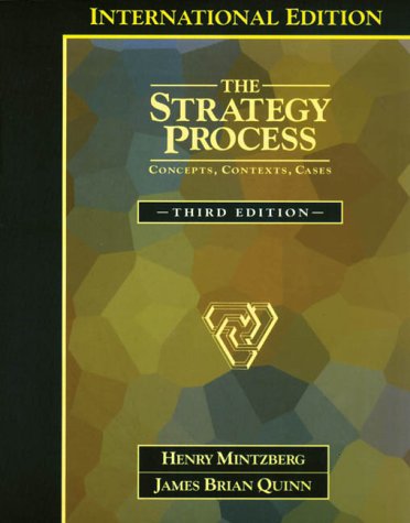 Beispielbild fr The Strategy Process: Concepts, Context and Cases: International Edition: Concepts, Contexts and Cases zum Verkauf von AwesomeBooks