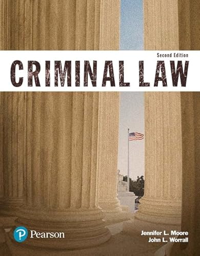 9780134559094: Criminal Law