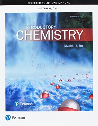 Beispielbild fr Student Selected Solutions Manual for Introductory Chemistry zum Verkauf von SGS Trading Inc