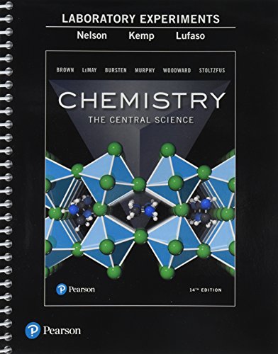 Stock image for Laboratory Experiments for Chemistry: The Central Science for sale by HPB-Red