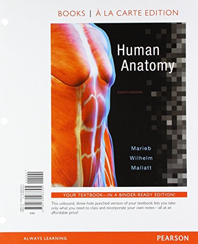 Beispielbild fr Human Anatomy, Books a la Carte Edition; Modified Mastering A&P with Pearson eText -- ValuePack Access Card -- for Human Anatomy (8th Edition) zum Verkauf von Pangea