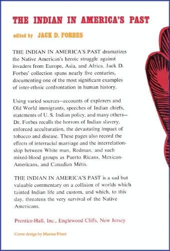 Stock image for The Indian in America's Past for sale by ThriftBooks-Atlanta