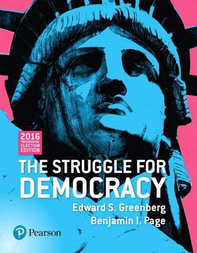 Beispielbild fr The Struggle for Democracy, 2016 Presdential Election Edition zum Verkauf von Wrigley Books