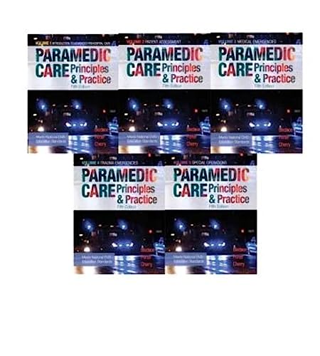 Beispielbild fr Paramedic Care: Principles & Practice, Vols. 1-5 (5th Edition) zum Verkauf von SGS Trading Inc