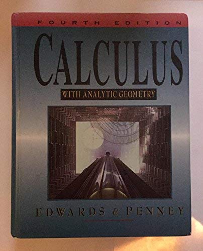 Imagen de archivo de Calculus with Analytic Geometry a la venta por Better World Books: West