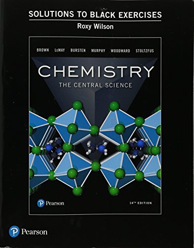 Beispielbild fr Student Solutions Manual to Black Exercises for Chemistry: The Central Science zum Verkauf von HPB-Red