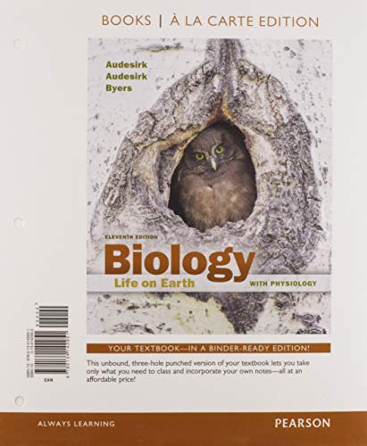 Stock image for Biology: Life on Earth with Physiology, Books a la Carte Edition; Modified Mastering Biology with Pearson eText -- ValuePack Access Card -- for Biology: Life on Earth with Physiology (11th Edition) for sale by Textbooks_Source