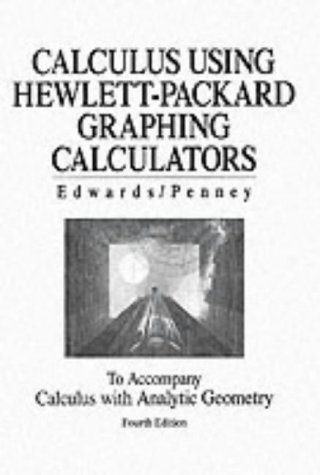 9780134583242: Using Hewlett-Packard Graphing Calculators Manual for Calculus
