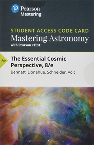 Stock image for The Mastering Astronomy with Pearson eText -- Standalone Access Card -- for Essential Cosmic Perspective (8th Edition) for sale by Textbooks_Source