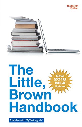 Stock image for Little Brown Handbook, The, MLA Update Edition (13th Edition) for sale by HPB-Red