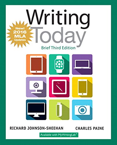 9780134586403: Writing Today, Brief Edition, MLA Update Edition