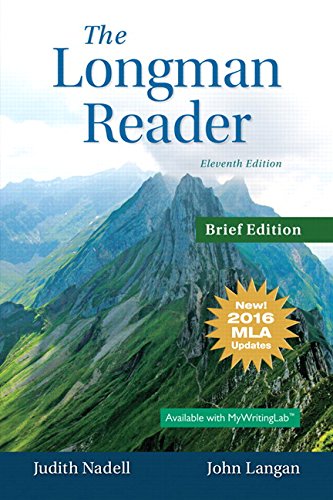 9780134586427: The Longman Reader: 2016 MLA Updates