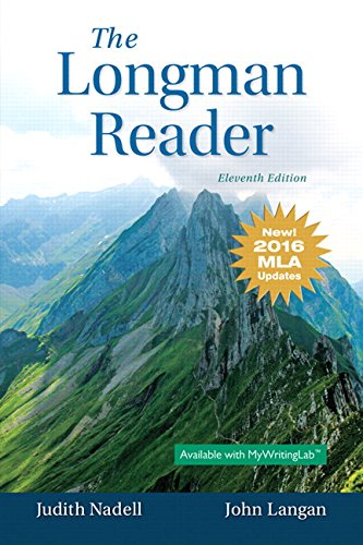 9780134586434: The Longman Reader: 2016 MLA Update Edition