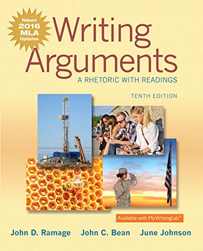 9780134586519: Writing Arguments: A Rhetoric With Readings, Mla Update Edition