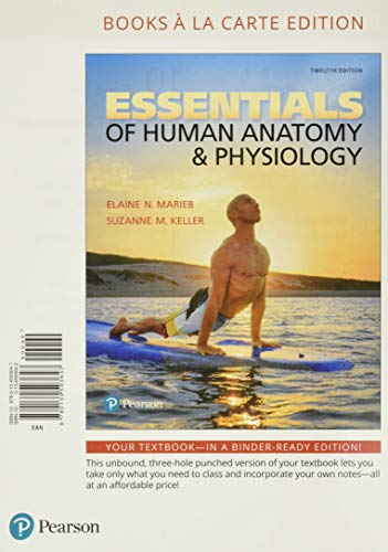 Beispielbild fr Essentials of Human Anatomy & Physiology, Books a la Carte Edition (12th Edition) zum Verkauf von SecondSale