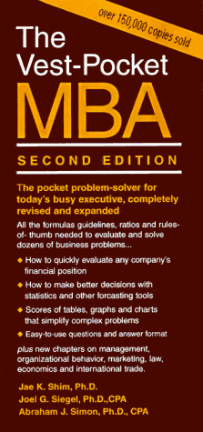 9780134603049: The Vest-Pocket MBA (Vest-pocket series)