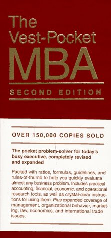 Imagen de archivo de The Vest-Pocket MBA (Vest-pocket Series) a la venta por Wonder Book