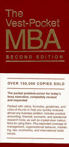 Stock image for The Vest-Pocket MBA (Vest-pocket Series) for sale by Wonder Book