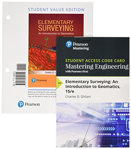 Imagen de archivo de Elementary Surveying: An Introduction to Geomatics, Student Value Edition + Mastering Engineering with Pearson eText -- Access Card Package a la venta por Textbooks_Source