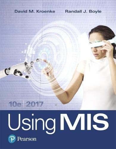 Stock image for Using MIS for sale by Better World Books
