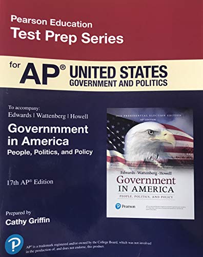 Stock image for Pearson Education Test Prep Series for AP United States Government and Politics for sale by BooksRun