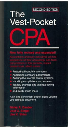 Beispielbild fr The Vest-Pocket CPA zum Verkauf von Better World Books