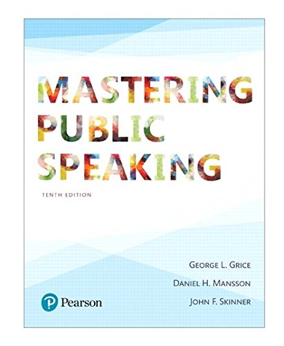 Beispielbild fr Mastering Public Speaking [RENTAL EDITION] zum Verkauf von BooksRun