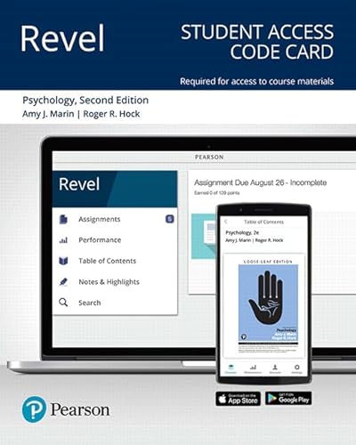 9780134623856: Revel for Psychology -- Access Card