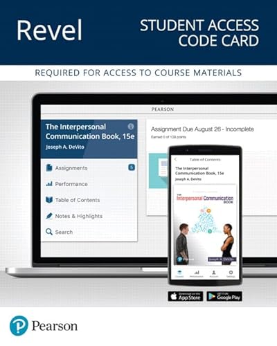 Stock image for Revel for The Interpersonal Communication Book -- Access Card (What's New in Communication) for sale by Textbooks_Source
