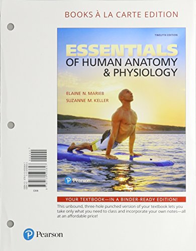 Stock image for Essentials of Human Anatomy & Physiology, Books a la Carte Plus Mastering A&P with Pearson eText -- Access Card Package (12th Edition) for sale by Textbooks_Source