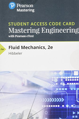 Imagen de archivo de Mastering Engineering with Pearson eText -- Standalone Access Card -- for Fluid Mechanics a la venta por BooksRun