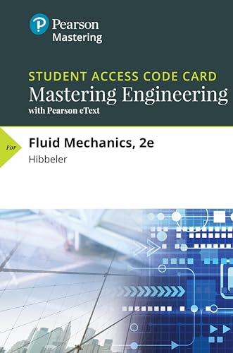 Stock image for Mastering Engineering with Pearson eText -- Standalone Access Card -- for Fluid Mechanics for sale by BooksRun