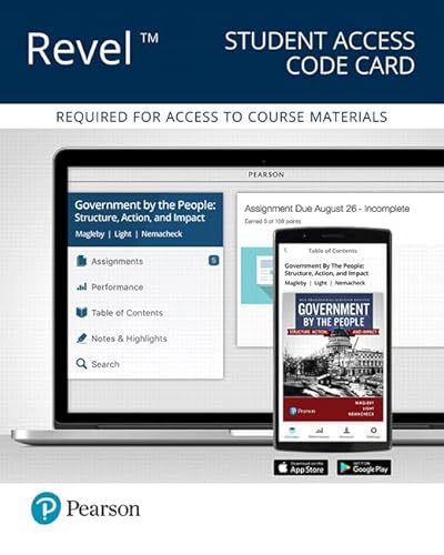 Imagen de archivo de Revel for Government By the People, 2016 Presidential Election Edition -- Access Card (26th Edition) a la venta por Bulrushed Books