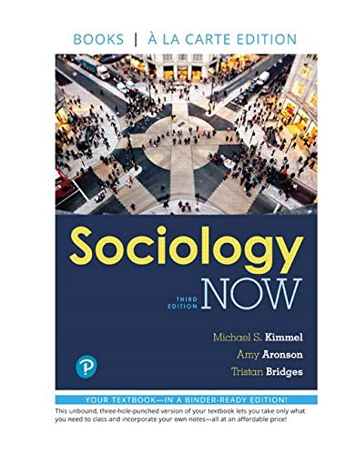 Beispielbild fr Sociology Now -- Loose-Leaf Edition (3rd Edition) zum Verkauf von SecondSale