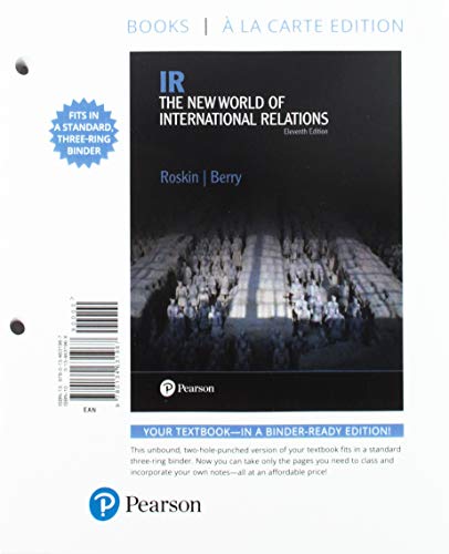 Imagen de archivo de IR: The New World of International Relations -- Books a la Carte (11th Edition) a la venta por SecondSale