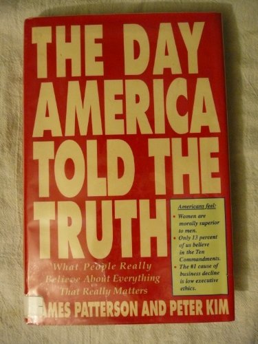 Imagen de archivo de The Day America Told the Truth: What People Really Believe About Everything That Really Matters a la venta por SecondSale