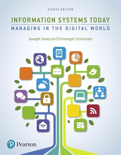 Imagen de archivo de Information Systems Today: Managing the Digital World [RENTAL EDITION] a la venta por Campus Bookstore