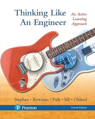 Imagen de archivo de Thinking Like an Engineer: An Active Learning Approach a la venta por HPB-Red