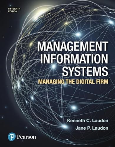 Imagen de archivo de Management Information Systems: Managing the Digital Firm a la venta por Indiana Book Company