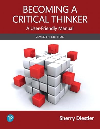 Imagen de archivo de Becoming a Critical Thinker: A User-Friendly Manual -- Revel Access Code (What's New in Philosophy) a la venta por Books Unplugged