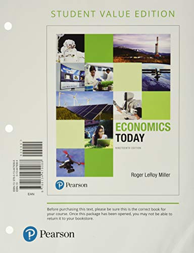 Imagen de archivo de Economics Today, Student Value Edition Plus MyLab Economics with Pearson eText -- Access Card Package a la venta por Textbooks_Source