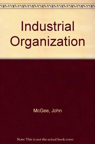 Stock image for Industrial Organization for sale by Better World Books: West