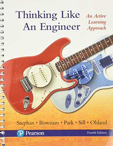 Stock image for Thinking Like an Engineer: An Active Learning Approach Plus MyLab Engineering -- Access Card Package for sale by Textbooks_Source