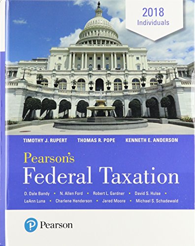 9780134642505: Pearson's Federal Taxation 2018 Individuals