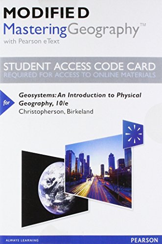Stock image for Geosystems Modified Masteringgeography With Pearson Etext Standalone Access Card: An Introduction to Physical Geography for sale by Revaluation Books