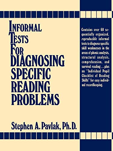 Beispielbild fr Informal Tests For Diagnostic Specific Reading Problems zum Verkauf von Chiron Media