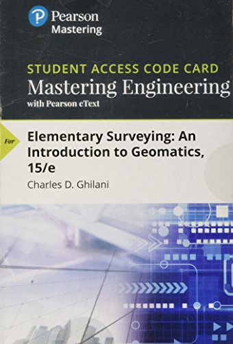 Imagen de archivo de Mastering Engineering with Pearson eText -- Access Card -- for Elementary Surveying: An Introduction to Geomatics a la venta por Textbooks_Source