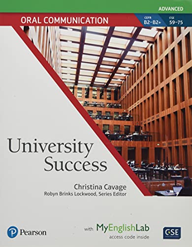 Beispielbild fr University Success: Advanced Oral Communication Student Book With MyEnglishLab zum Verkauf von Blackwell's